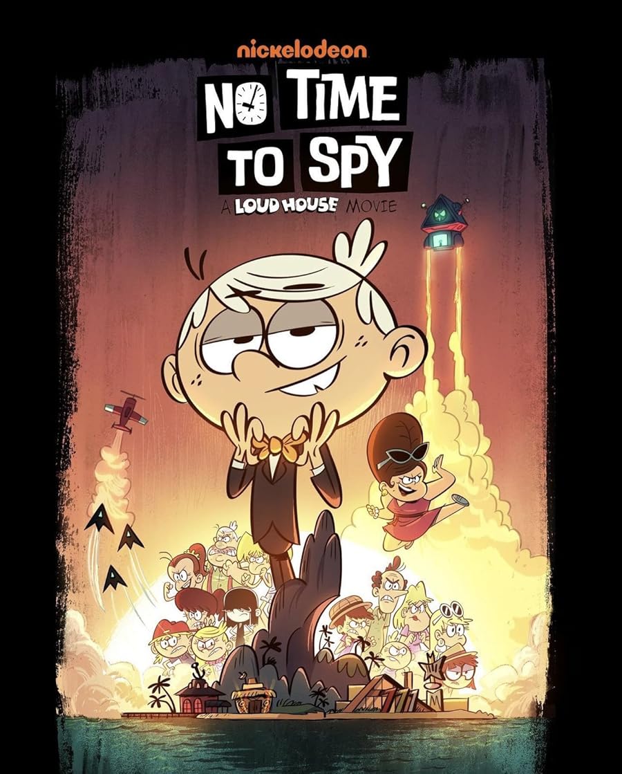 دانلود دوبله فارسی فیلم No Time to Spy: A Loud House Movie 2024