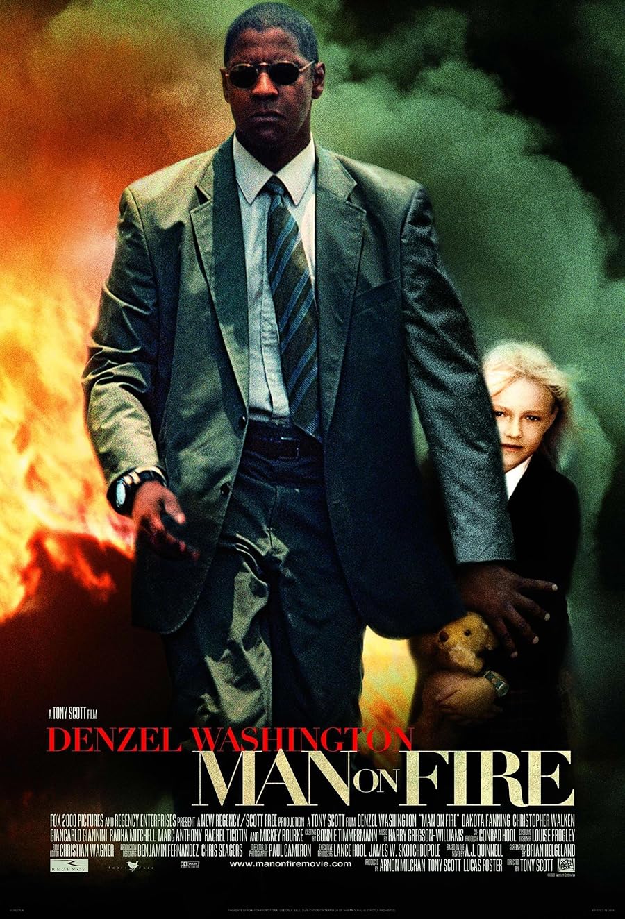 دانلود دوبله فارسی فیلم Man on Fire 2004